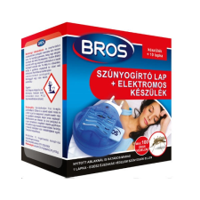 Bros Bros elektromos szúnyogirtó készülék + 10db lapka B010 tisztító- és takarítószer, higiénia