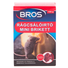 Bros rágcsálóirtó mini brikett 100g tisztító- és takarítószer, higiénia
