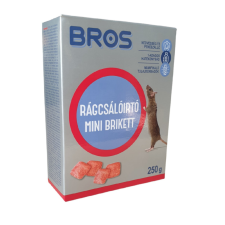 Bros Rágcsálóírtó mini brikett 250g. tisztító- és takarítószer, higiénia