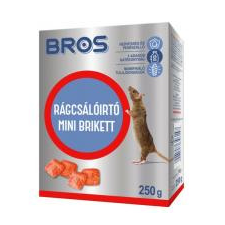 Bros Rágcsálóirtó paraffinos blokk 250g (B1700) tisztító- és takarítószer, higiénia
