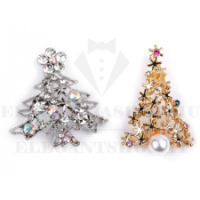  Bross karácsonyfa kövekkel bross