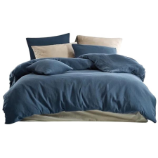 Brotex Mušelínové prodloužené povlečení 140 × 220, 70 × 90 cm, modré lakástextília