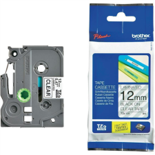 Brother BROTHER TZe-131 ÁTLÁTSZÓ ALAPON FEKETE LAMINÁLT 12MM/8M EREDETI SZALAG (TZE131) nyomtató kellék