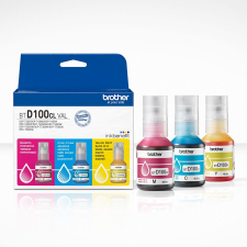 Brother BTD100CLVAL Tintatartály csomag CMY 3*48,8ml nyomtatópatron & toner