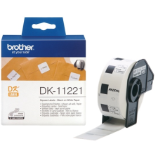 Brother DK-11221 Öntapadós etikett cimke tekercsben 23mm x 23mm (1000 db) etikett
