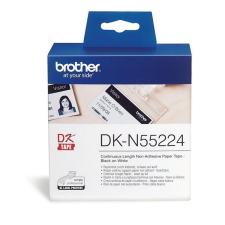 Brother DK-N55224 54mm x 30,48m nem öntapadós fehér papírszalag nyomtató kellék