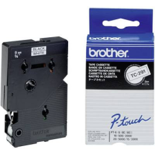 Brother Feliratozó szalag Brother TC-291 Szalagszín: Fehér Szövegszín: Fekete 9 mm 7.7 m nyomtató kellék