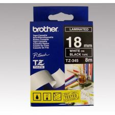 Brother Feliratozógép szalag, 18 mm x 8 m, BROTHER, fekete-fehér nyomtató kellék