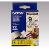 Brother Feliratozógép szalag, 9 mm x 8 m, BROTHER, átlátszó-fekete