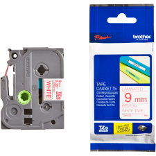 Brother Festékszalag TZE222 P-Touch, 9 mm fehér alapon piros nyomtató kellék