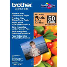 Brother fotópapír 10x15 cm fényes 50 lap (BP71GP50) fotópapír