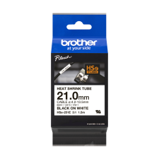 Brother hse-251e 21 mm széles 1,5 méter hosszú szalagkazetta nyomtatópatron & toner