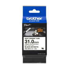  Brother HSe-261 Laminált P-Touch szalag (31mm) Black on White-1,5m nyomtató kellék