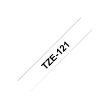 Brother laminated tape TZe-121 - Black on clear (TZE121) nyomtató kellék