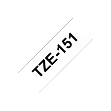 Brother laminated tape TZe-151 - Black on clear (TZE151) nyomtató kellék