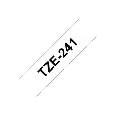 Brother laminated tape TZe-241 - Black on white (TZE241) nyomtató kellék