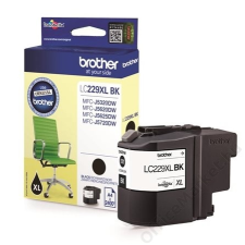 Brother LC229XLB Tintapatron MFC-J5320DW, MFC-J5620DW nyomtatókhoz, BROTHER fekete, 2400 oldal (TJBLC229XLB) nyomtatópatron & toner