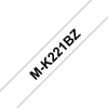 Brother MK-221BZ P-Touch 9mm Black on White -8m