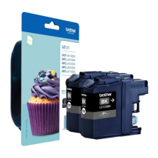 Brother PATRON BROTHER LC123BK Black Twin Pack nyomtatópatron & toner