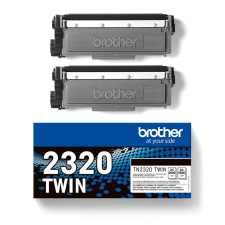 Brother tn2320twin black toner nyomtatópatron & toner