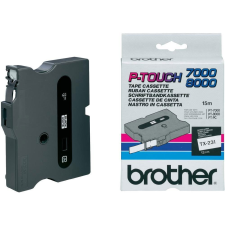 Brother TX-231 Laminált P-touch szalag (12mm) Black on White - 15m nyomtató kellék