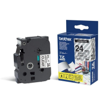 Brother TZE-151 (24mm) Black on Clear 8m laminált P-touch szalag nyomtató kellék