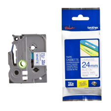 Brother TZe-253 laminált P-touch szalag (24mm) Blue on White - 8m (TZE253) nyomtató kellék