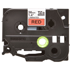 Brother tze-461 laminált p-touch szalag (36mm) black on red - 8m tze461 nyomtató kellék