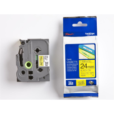 Brother TZE-651 laminált P-touch szalag (24mm) Black on Yellow - 8m címkézőgép