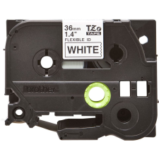 Brother TZe-FX261 laminált P-touch szalag (36mm) Black on White - 8m címkézőgép