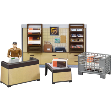 Bruder 62250 UPS logisztikai központ készlet játékfigura (62250) játékfigura