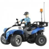 Bruder Bworld - Rendőrségi quad női sofőrrel és felszereléssel 63010