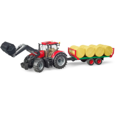 Bruder Case IH Optum 300CVX Bálaszállító pótkocsival (1:16) - Színes (03198) autópálya és játékautó