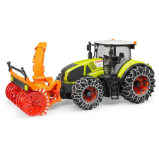 Bruder Claas Axion 950 traktor hólánccal és hómaróval (03017) 1:16 autópálya és játékautó
