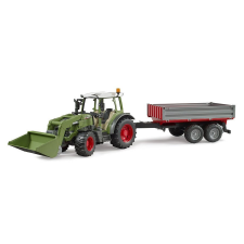 Bruder Fendt Vario 211 traktor homlokrakodóval és pótkocsival (02182) autópálya és játékautó
