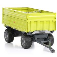 Bruder Fliegl három oldalra billenő tandem pótkocsi (1:16) (02203) autópálya és játékautó