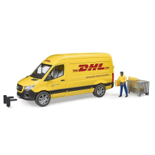 Bruder MB Sprinter DHL vezetővel (02671) autópálya és játékautó