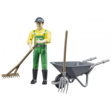 Bruder Mezőgazdasági dolgozó figura kiegészítőkkel makett