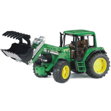  Bruder traktor john deere homlokrakodóval autópálya és játékautó