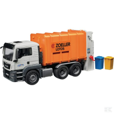 Bruder U03762 MAN TGS Szemetesautó autópálya és játékautó