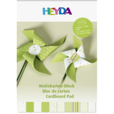 Brunnen Heyda Zöld A4 20 lapos kartonlap szett (204712102) füzet