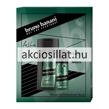 Bruno Banani Made For Men ajándékcsomag ( 250ml tusfürdő + 150ml dezodor ) kozmetikai ajándékcsomag