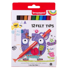 Bruynzeel filctollkészlet - 12 db filctoll, marker