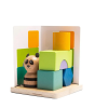Bs Toys Panda kirakós térbeli tájékozódást fejlesztő játék- BS Toys