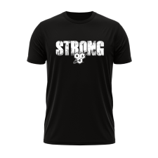 BSN Strong póló Black M férfi póló