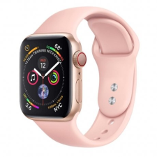BSTRAP Apple Watch Soft Silicone 38/40mm szíj, Pink Sand okosóra kellék