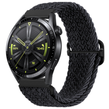 BSTRAP Braid Nylon szíj Huawei Watch GT3 42mm, black okosóra kellék