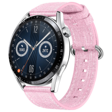 BSTRAP Denim szíj Garmin Venu 2 Plus, pink okosóra kellék