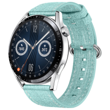 BSTRAP Denim szíj Samsung Galaxy Watch 3 45mm, light green okosóra kellék