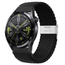 BSTRAP Elastic Nylon 2 szíj Huawei Watch GT2 42mm, black okosóra kellék